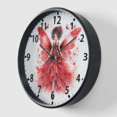 Schattigee rode Waterverf fee meisje (Hoek)