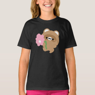 Schattigee romantische bever t-shirt