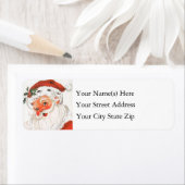 Schattigee Rosy Cheeked Santa Etiket (Insitu)