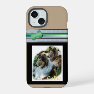 Schattigee Rough Collies Dog Art iPhone 15 Hoesje