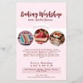 Schattigee Roze Bakken Workshop Flyer (Voorkant)