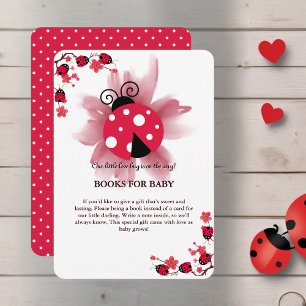 Schattigee Roze Bloemen Onze Kleine Liefde Bug Bab Informatiekaartje