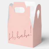 Schattigee Roze Galentine's Day Babe Red Script Be Bedankdoosjes (Geopend)