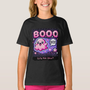 Schattigee Roze Geest: Sweet and Spooky -kinder me T-shirt