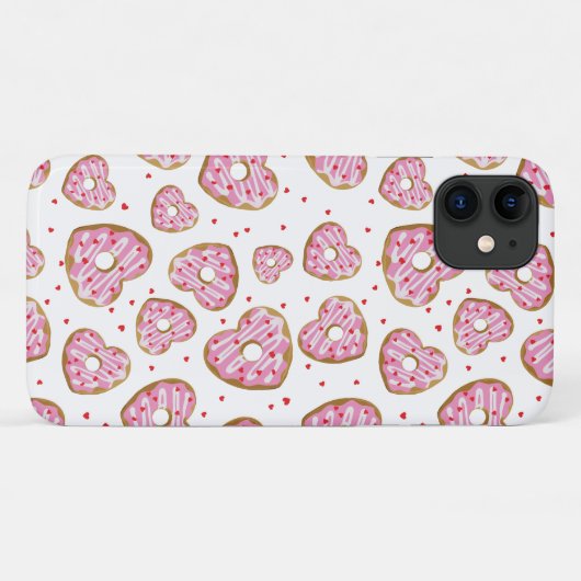 Schattigee roze hart koekjes Case-Mate iPhone case (Achterkant (horizontaal))