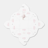 Schattigee Roze Hete Luchtballon Meisje Baby showe Bedankdoosjes (Uitgevouwen)