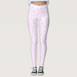 Schattigee Roze Liefde Harten Valentijn Leggings