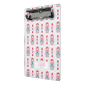 Schattigee Roze Matryoshka Nesting Doll Mini Klembord (Angled2)