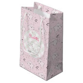 Schattigee Roze Moeder en Baby Ghost Baby shower Klein Cadeauzakje (Achterkant Gekanteld)