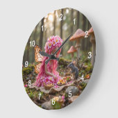 Schattigee Roze Pixie en Muizenpicknick Grote Klok (Hoek)