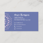 Schattigee Roze Professionele Custom Visitekaartje (Voorkant)