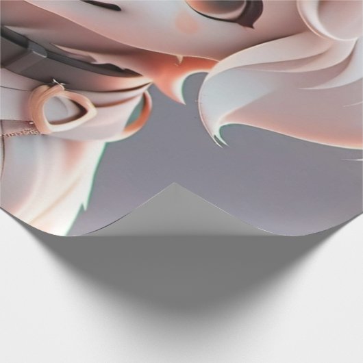 Schattigee Roze Retriever Puppy Gift Wrap Kids Ver Cadeaupapier (Hoek)