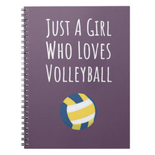 Schattigee Roze Volleybal Geschenken Meisjes Girly Notitieboek