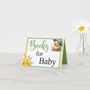 Schattigee Rubber Duck Shower Boeken voor Baby Kaa Kaart