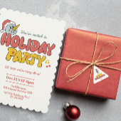 Schattigee rudolf kerstvakantie driehoek sticker