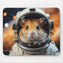 Schattigee ruimte astronaut hamster muismat