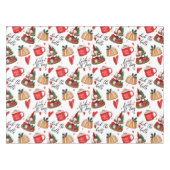 Schattigee rustieke boerderij kerstvakantie tafelkleed (Voorkant (Horizontaal))