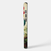 Schattigee rustieke/ haan iPhone hoesje (Linkerkant)