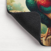 Schattigee rustieke/ haan muismat (Hoek)