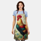 Schattigee rustieke/ haan schort (Gedragen)