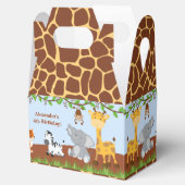 Schattigee Safari Oerwoud Dierlijke Boy Gable Favo Bedankdoosjes (Geopend)