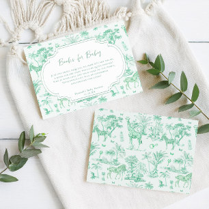 Schattigee Safari Toile de Jouy boekaanvraag Informatiekaartje