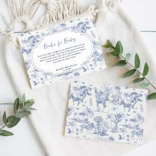 Schattigee Safari Toile de Jouy boekaanvraag Informatiekaartje