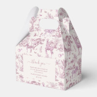 Schattigee Safari Toile de Jouy | Roze Baby shower