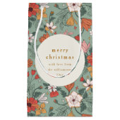 Schattigee Sage Groene Botanische Aangepaste Vroli Klein Cadeauzakje (Voorkant)