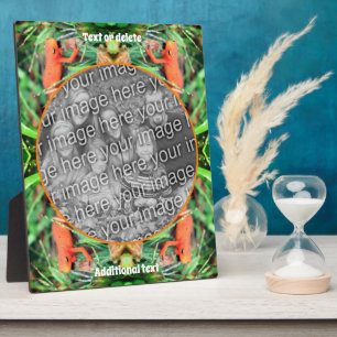 Schattigee Salamander gepersonaliseerde Creëer Uw Fotoplaat