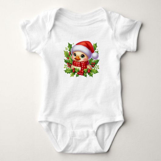 Schattigee Santa Duck Romper (Voorkant)