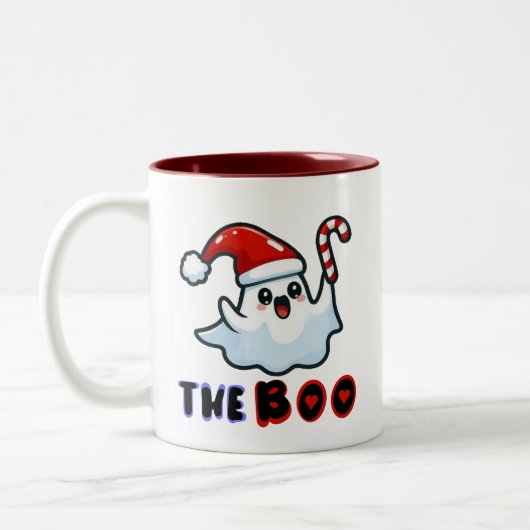 Schattigee Santa Ghost De Boo mok (Links)