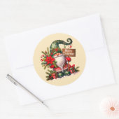 Schattigee Santa Kerst stickers (Envelop)