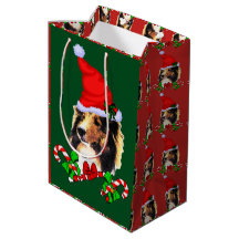 Schattigee Santa Shetland Sheepdog Kerstmis