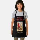 Schattigee  Santa's Workshop met aangepaste naam Schort (Insitu)