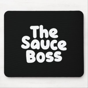 Schattigee Sauce Boss Chef BBQ Cook Food Humorous Muismat