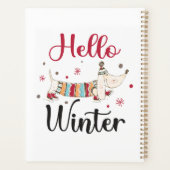 Schattigee schaatshond planner (Achterkant)