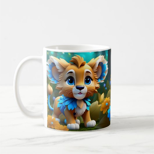 Schattigee Schattige babydieren Koffiemok (Links)