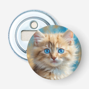 Schattigee Schattige Cat-37823 Button Flesopener