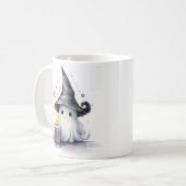 Schattigee, schattige geest gekleed in een heks pe koffiemok (Voorkant links)