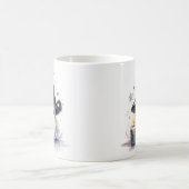 Schattigee, schattige geest gekleed in een heks pe koffiemok (Center)