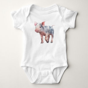 Schattigee Schattige gevlekte Baby Piggie Piglet Romper