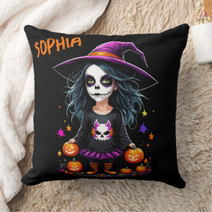Schattigee Schattige Kawaii Halloween Witch Kussen