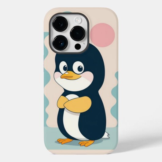 Schattigee Schattige Penquin Case-Mate iPhone Case (Achterkant)