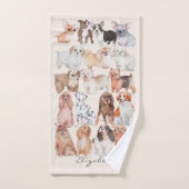 Schattigee Schattige Puppies Bad Handdoek (Handdoek)
