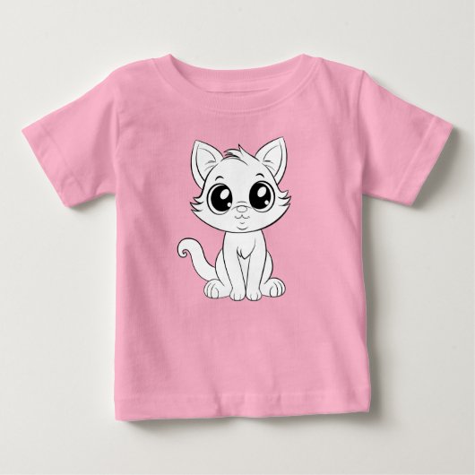 Schattigee Schattige witte kat (Voorkant)