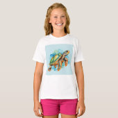 Schattigee Schilderschildpad T-shirt (Voorkant volledig)