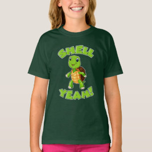 Schattigee Schildpad Shell Gag Cartoon T-shirt