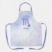 Schattigee Schorpioen Astrologie Teken Gepersonali Schort (Voorkant)