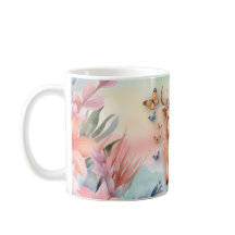 Schattigee Schotse Hoogland Koe & Wild Flowers Wat